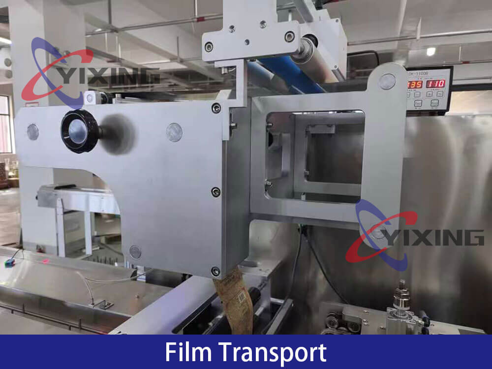 Four Side Seal Horizontal Flow Wrapper Film Transport