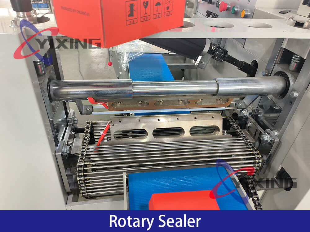 High Speed Shrink Wrap Machine Rotary Sealer