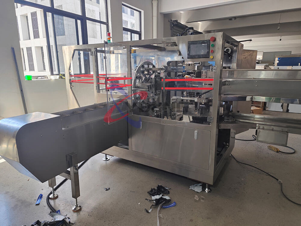 Horizontal Premade Flat Bottom Pouch Packing Machine TDJ-200