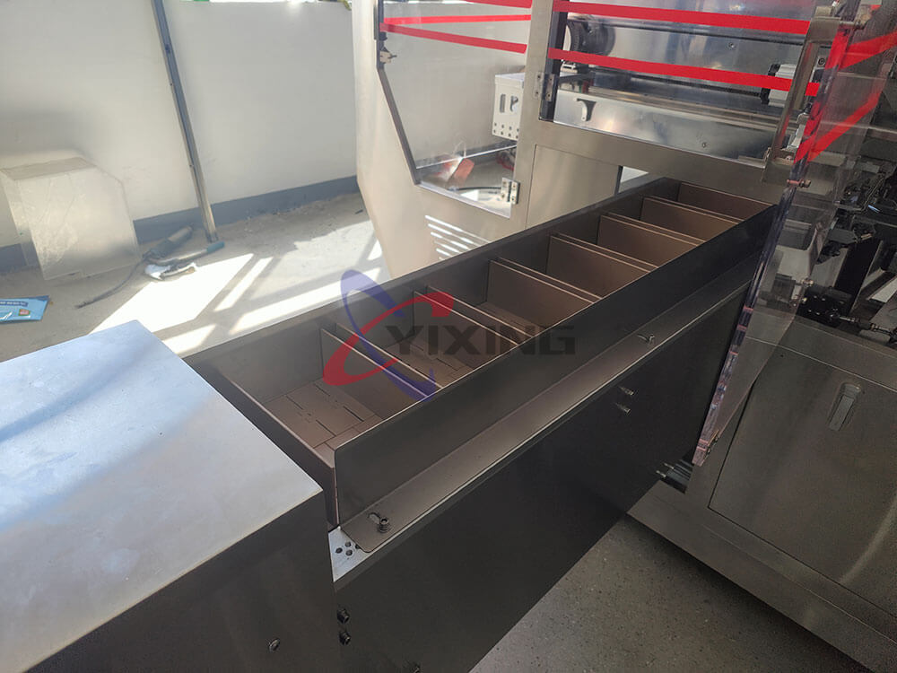 Horizontal Premade Flat Bottom Pouch Packing Machine TDJ-200 Feed Conveyor