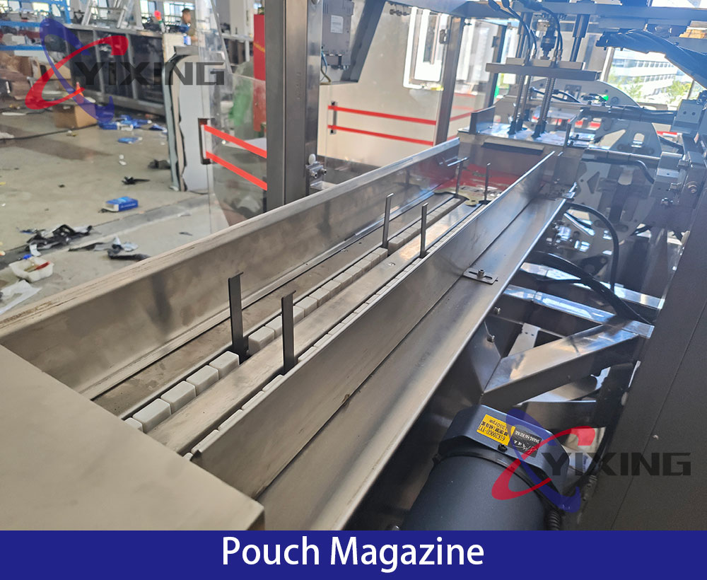 Horizontal Premade Flat Bottom Pouch Packing Machine TDJ-200 Pouch Magazine