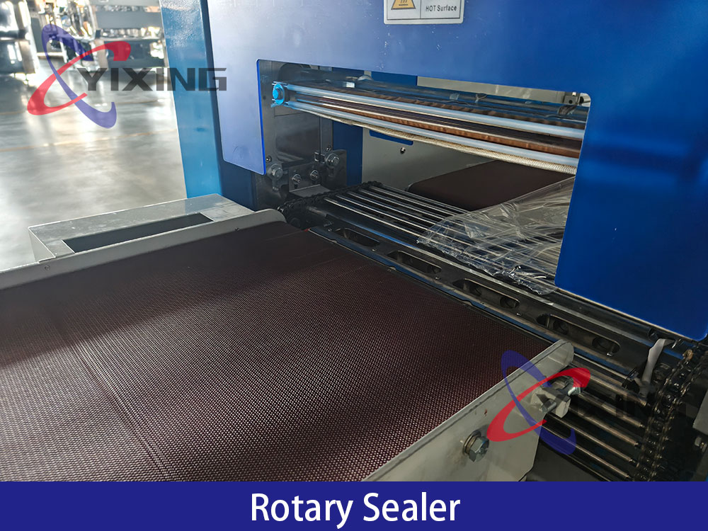 High Speed L bar Shrink Wrap Machine Rotary Sealer