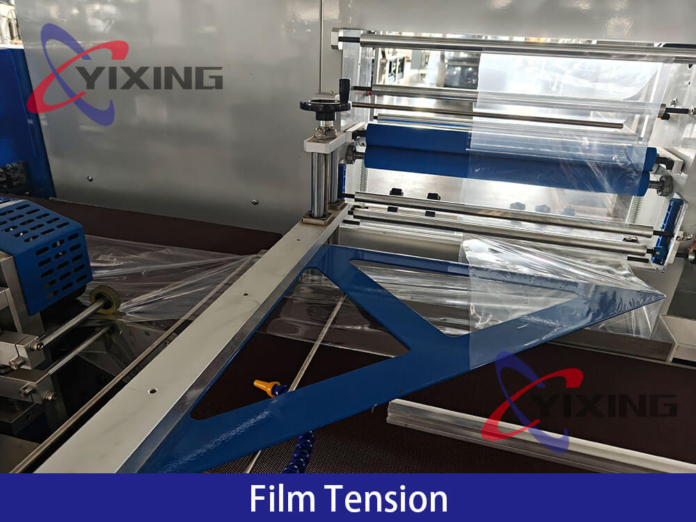 High Speed L bar Shrink Wrap Machine Film Tension