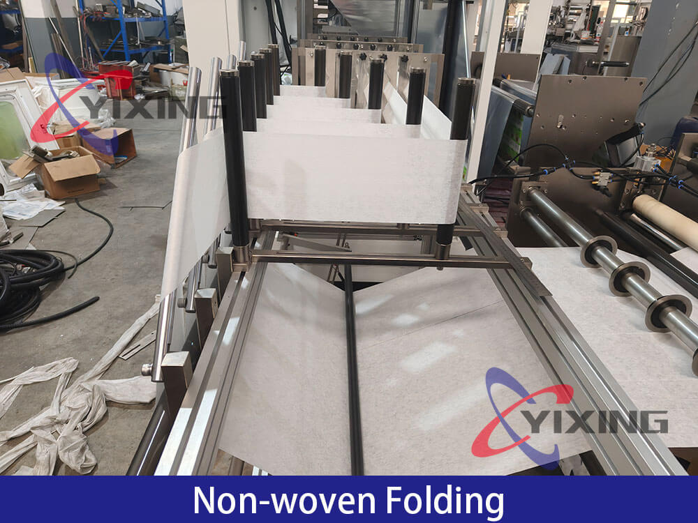 Multi Lane Medical Alcohol Prep Pads (Swab) Packing Machine Non-woven Folding