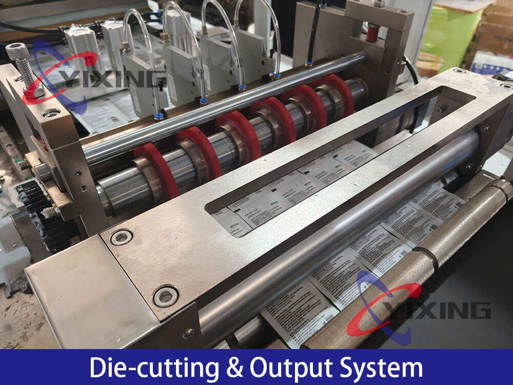 Multi Lane Medical Alcohol Prep Pads (Swab) Packing Machine Die-cutting & Output System