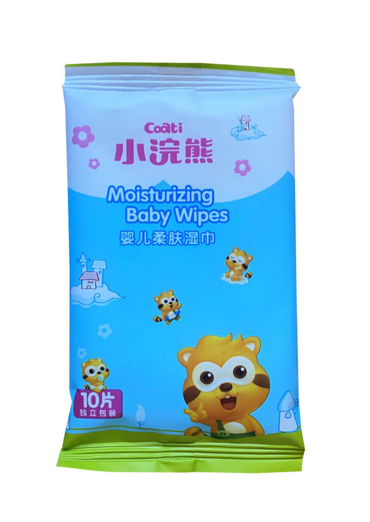 Flow Wrap Wet Tissue Packing Machine Sample